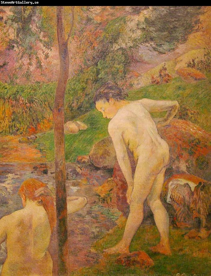 Paul Gauguin Baigneurs en Bretagne